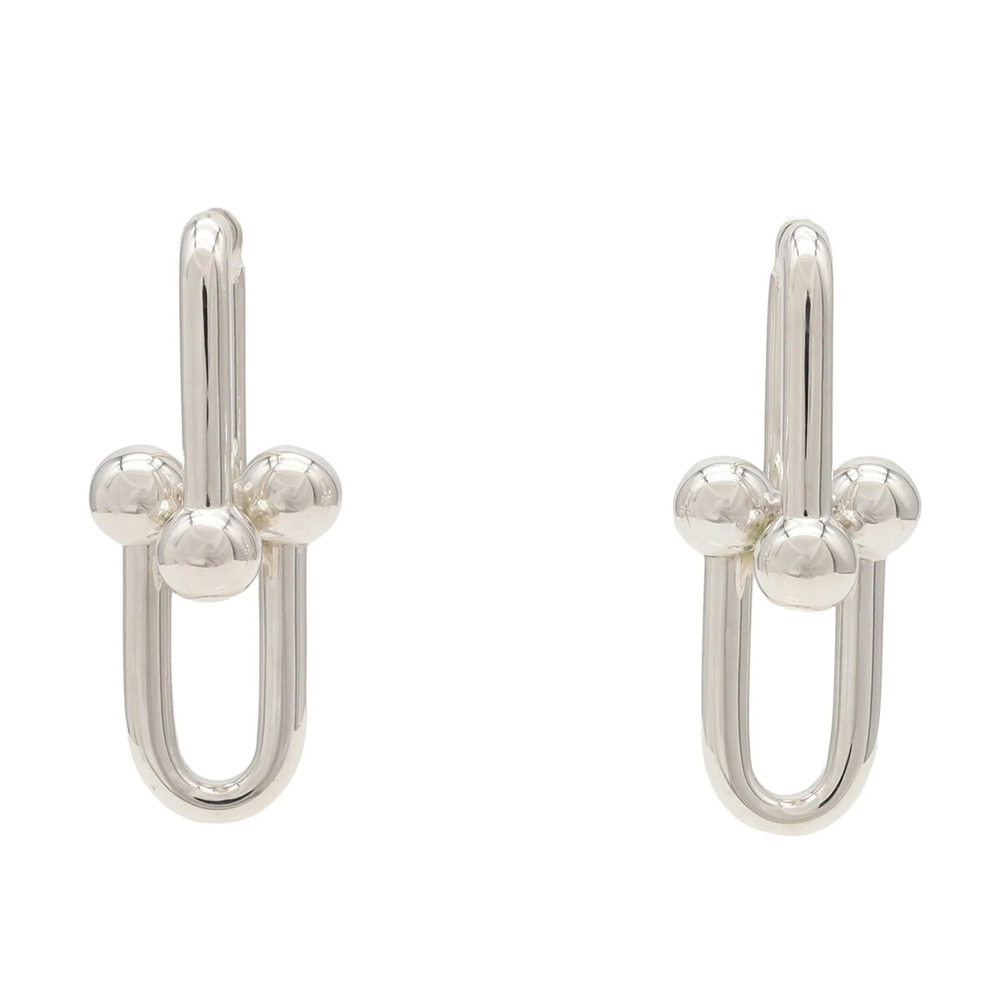 TIFFANY&Co. Tiffany HardWear Extra Large Link Earrings, Ag925 SV925 Silver